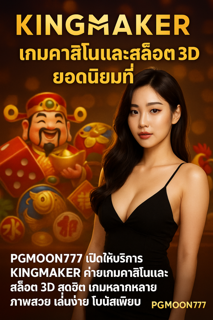 KINGMAKER เกมคาสิโนและสล็อต 3D ยอดนิยมที่ PGMOON777