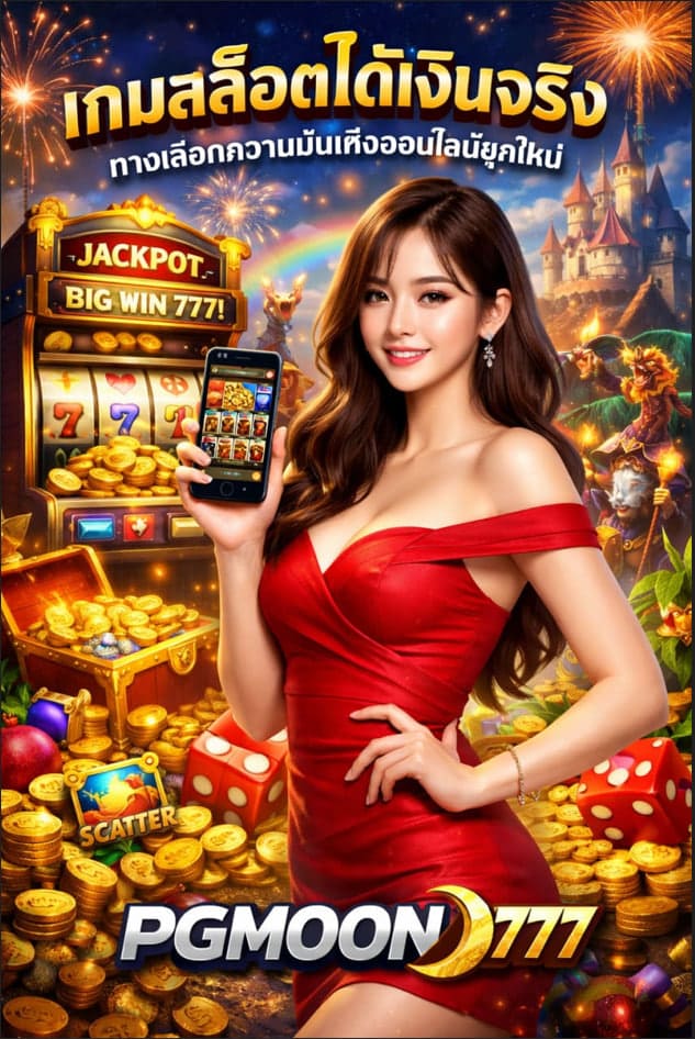 เกมสล็อตได้เงินจริง ทางเลือกความบันเทิงยุคใหม่บน PGMOON777