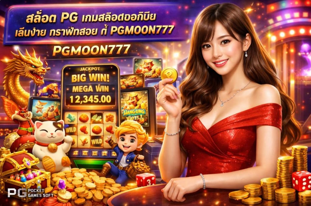สล็อต PG เกมสล็อตยอดนิยม เล่นง่าย กราฟิกสวย ที่ PGMOON777